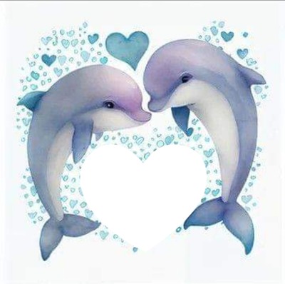 Amour de dauphin isabella Fotomontagem