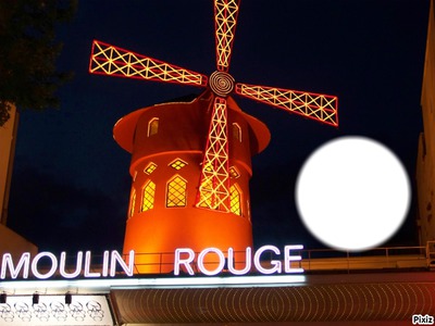 moulin rouge Photo frame effect
