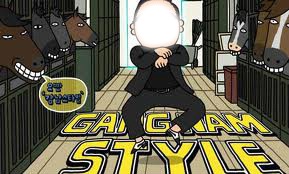 PSY Gangnam Style Photo frame effect