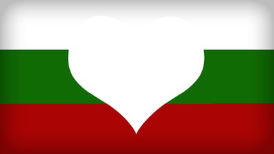 Bulgarian Heart Photo frame effect