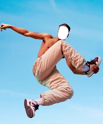 danseur hip hop Montaje fotografico