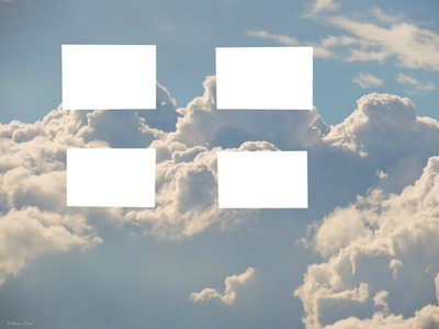 nuages Fotomontage