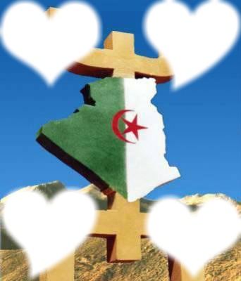 kabyle 4 coeur Photo frame effect