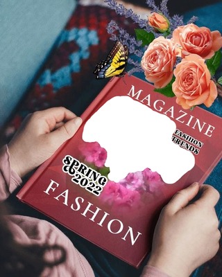 renewilly magazine fashion Photo frame effect
