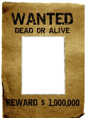 1 photo (wanted) Photo frame effect