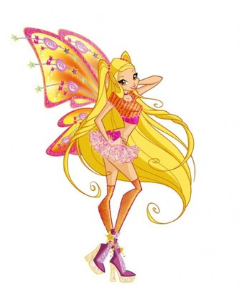 winx club stella Photo frame effect