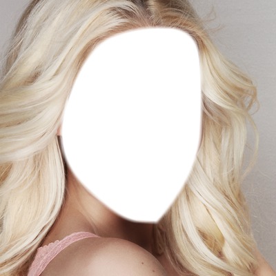 blonde Fotomontage