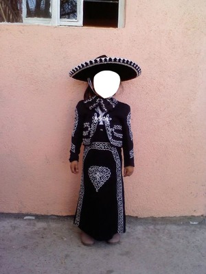 niña mexicana Valokuvamontaasi