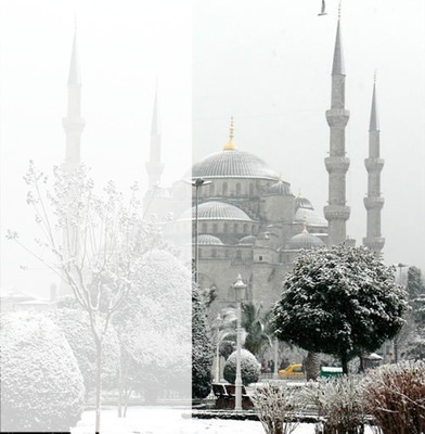 vista Istambul Fotomontaggio