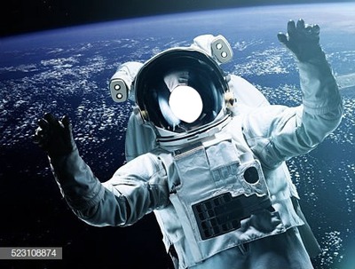 Astronaut Fotomontaža