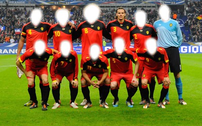 l équipe belge Photo frame effect