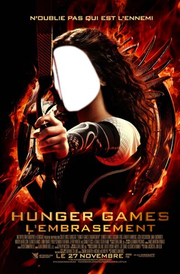 affiche hunger games l'embrasement Фотомонтаж