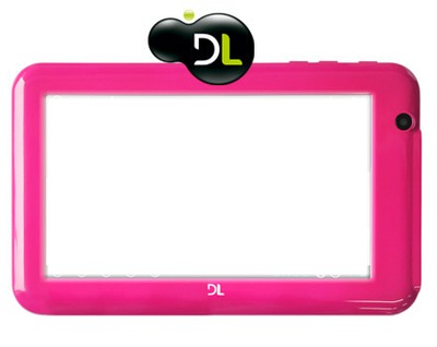 Tablet Full HD rosa Fotomontagem