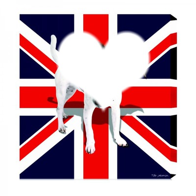 love dog london Photo frame effect