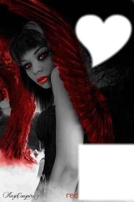 angel red Fotomontáž