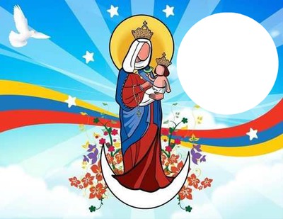 Virgen de Chiquinquira Zulia Photo frame effect