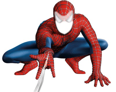 Spider man フォトモンタージュ