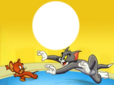 tom end jerry Photo frame effect