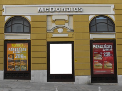 McDonald's Photo frame effect
