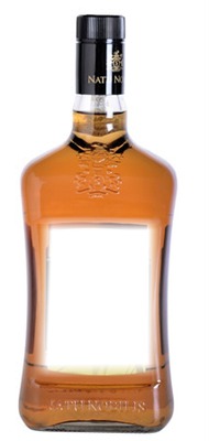 garrafa de whisky Photo frame effect