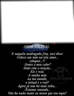 amor virtual Photo frame effect