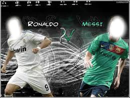 Ronaldo Vs Messi Fotomontaggio