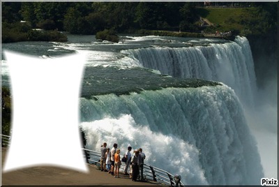 Les chutes du Niagara Fotomontaža