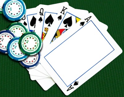 Playing Cards Photo frame effect