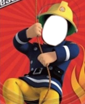 Sam le pompier Fotomontaža