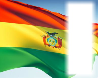 Bandera de Bolivia Fotomontaż