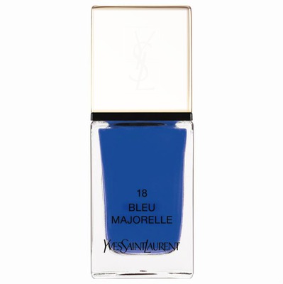 Yves Saint Laurent La Laque Couture Oje Bleu Majorelle Φωτομοντάζ