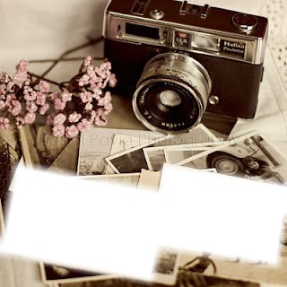 vintage photo Fotomontasje