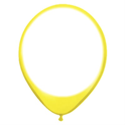 balloune jaune Photo frame effect