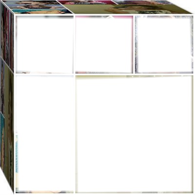 cube Photo frame effect