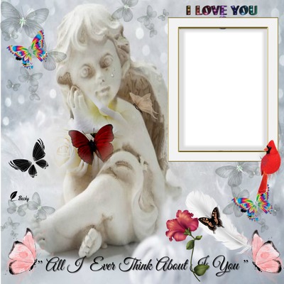 all i ever think about is you Photo frame effect
