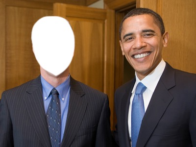 obama and me 3 Fotomontasje