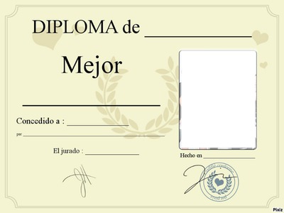 Diploma Fotomontage