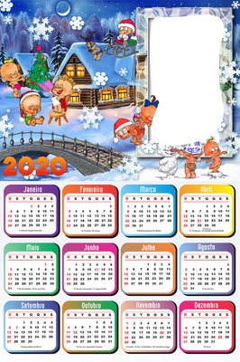 renewilly calendario nuevo año Fotomontāža