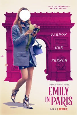 Emily in Paris Fotomontáž