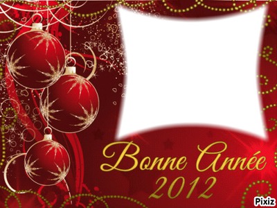 Bonne année 2012 フォトモンタージュ