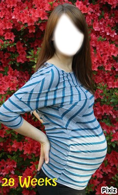 PREGNANT Photo frame effect