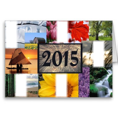 feliz año 2015 Fotomontagem