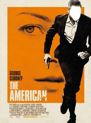 film the american Fotomontaggio