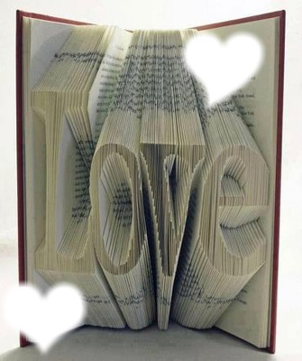 love en livres Fotomontage
