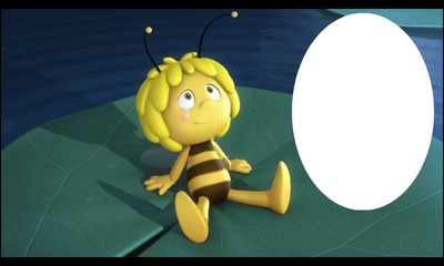 maya  l abeille Fotomontaggio