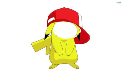 pikachu casquette Фотомонтаж