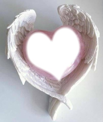 wing heart Photo frame effect