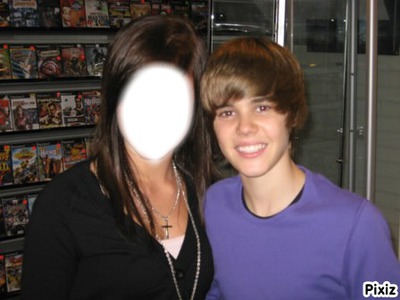 Toi et Justin Bieber Fotomontažas