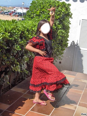 danseuse de flamenco Fotomontasje