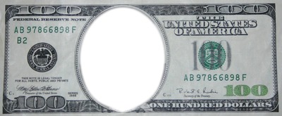 Dollar Bill Photo frame effect